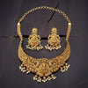 Ruby Bridal Choker Necklace With Stones & Beads